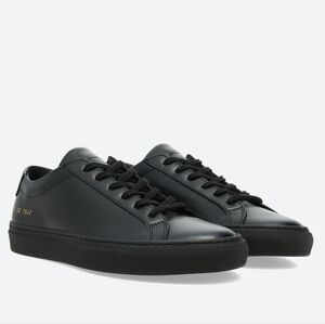 Common Projects Women's Sneakers Black Size EU 36 Italian Leather Black Achilles